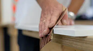 Unipanel schuren